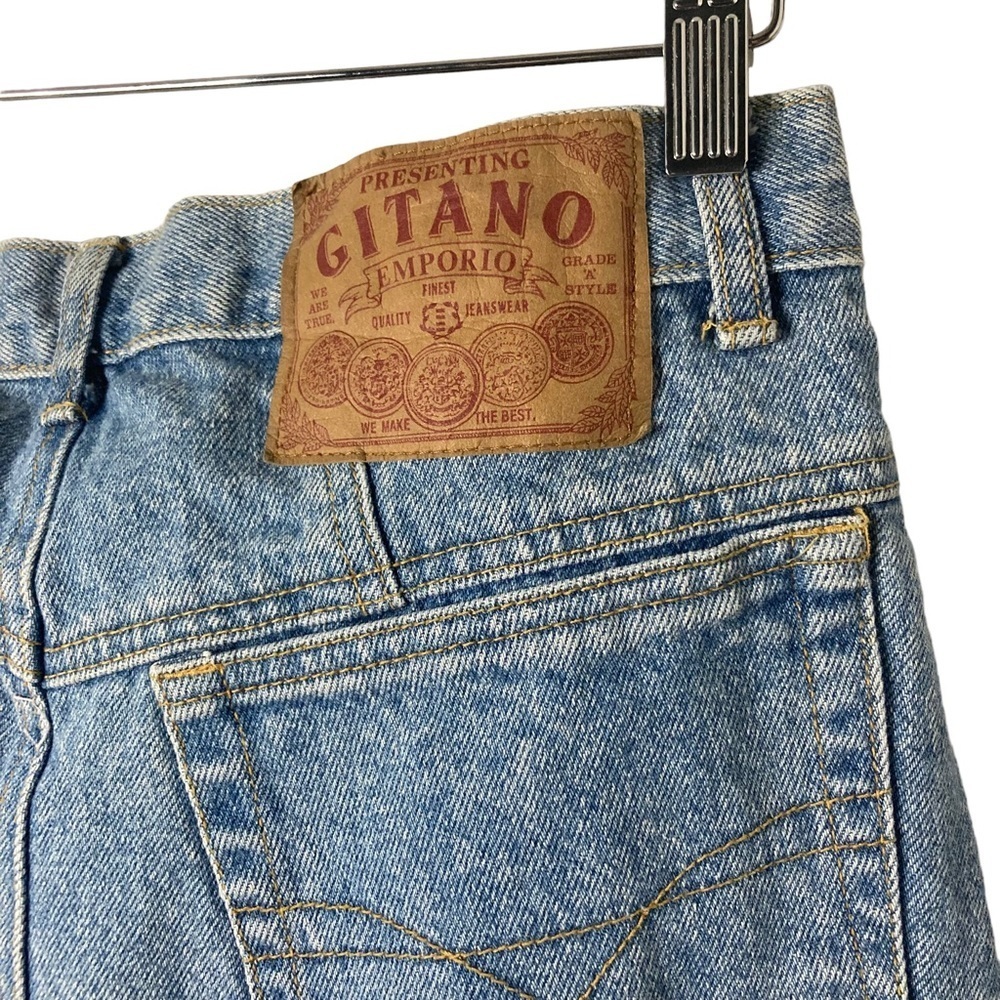 Vintage Gitano Emporio High Waist Denim Skirt 14 - Picture 4 of 7